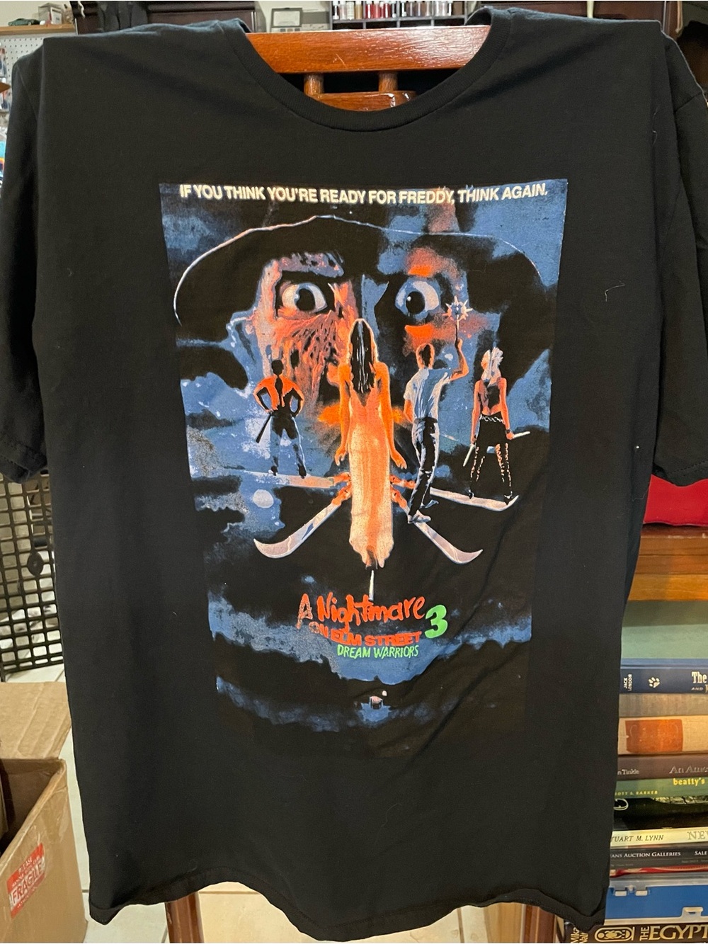 'A Nightmare on Elm Street 3' Black Graphic Tee XXL